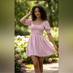 Hill House Pink Mini Dress